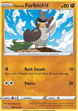 Galarian Farfetch'd - Rebel Clash (Common) [RCL-94]