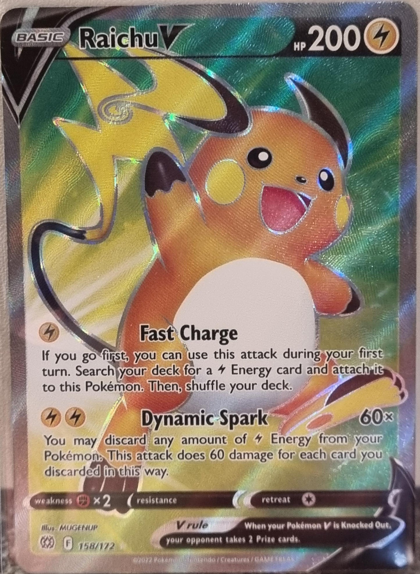 Raichu V - Brilliant Stars (Ultra Rare) [BRS-158]