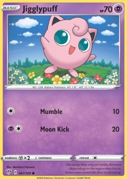 Jigglypuff - Darkness Ablaze (Common) [DAA-67]
