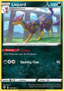 Liepard - Darkness Ablaze (Rare) [DAA-107]