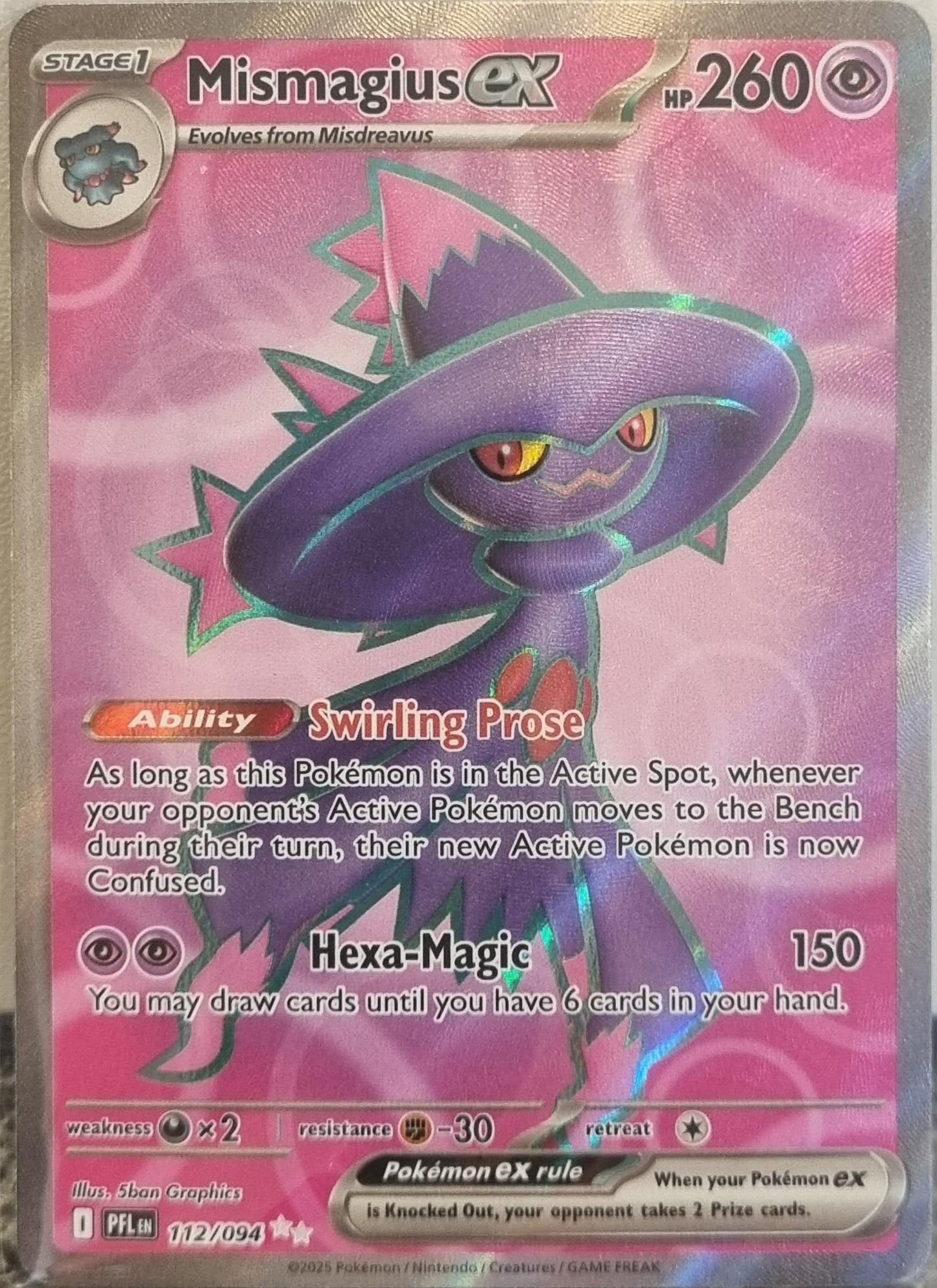 Mismagius ex - Phantasmal Flames (Ultra Rare) [PFL-112]