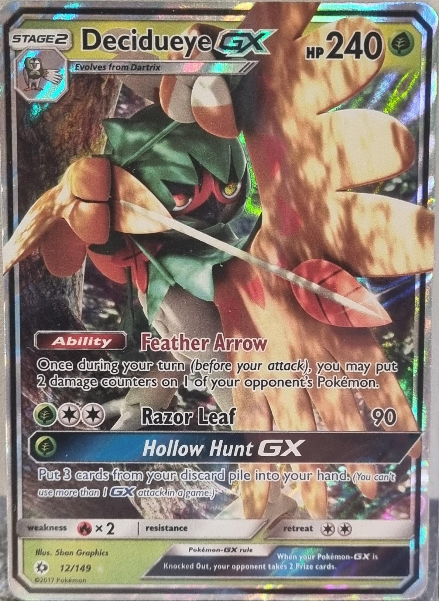 Decidueye GX - Sun & Moon (Ultra Rare) [SUM-12]