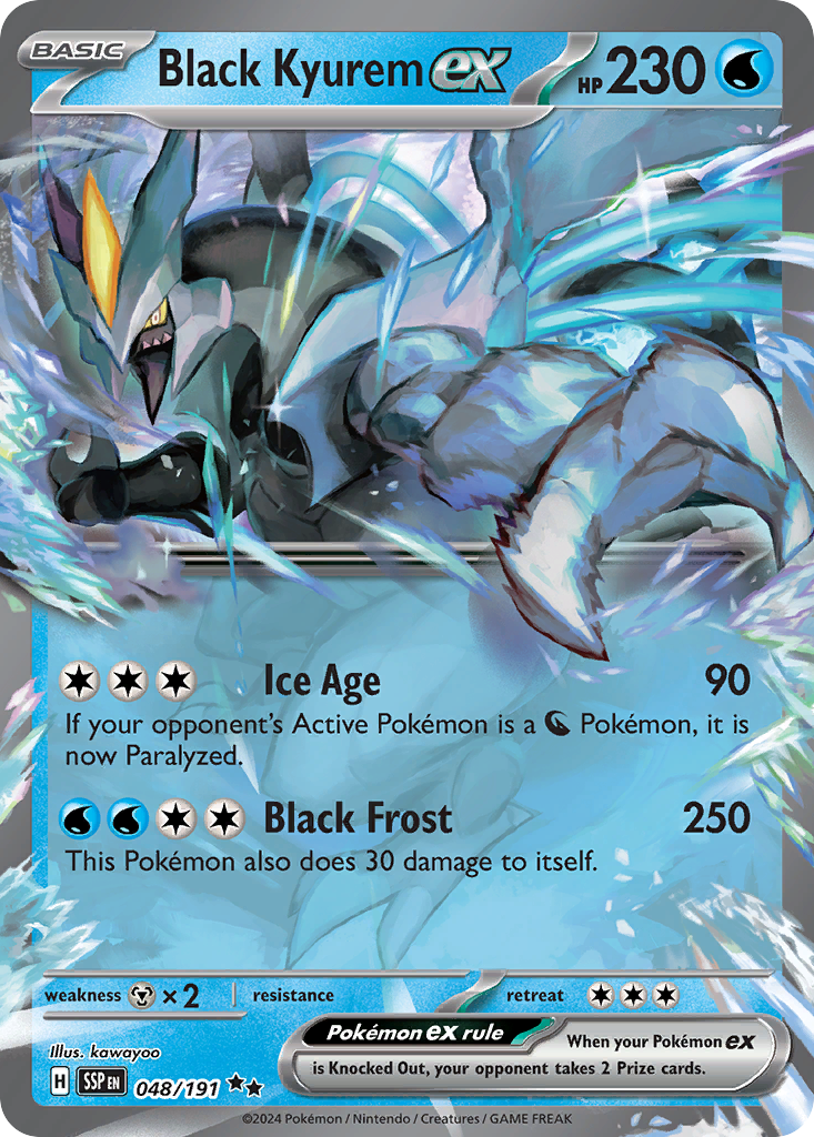 Black Kyurem ex - Surging Sparks (Double Rare) [SSP-048]