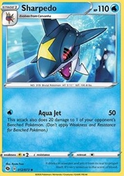 Sharpedo - Champion’s Path (Uncommon) [CPA-12]