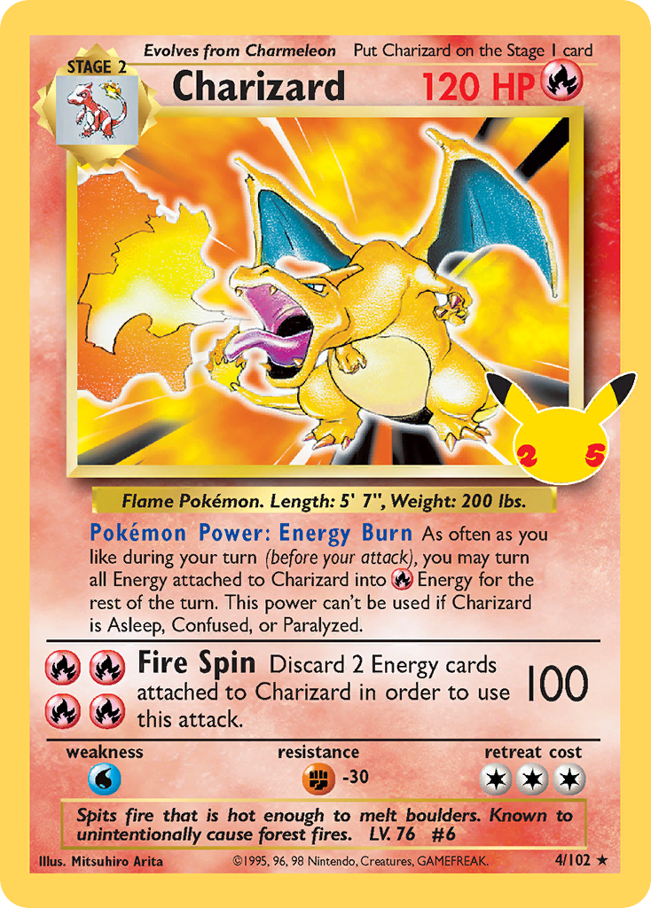 Charizard - Celebrations (Holo Rare) [CEL-BS 4]