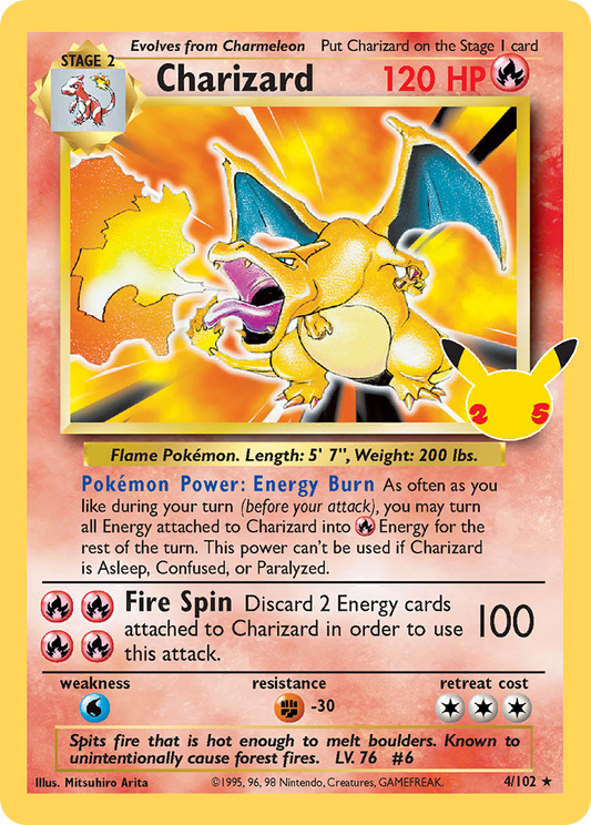 Charizard - Celebrations (Holo Rare) [CEL-BS 4]