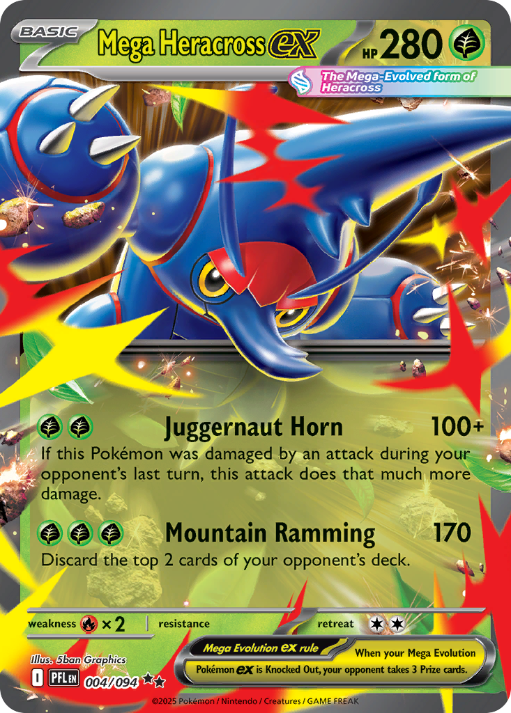 Mega Heracross ex - Phantasmal Flames (Double Rare) [PFL-004]