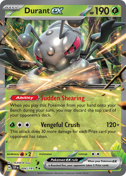 Durant ex - Surging Sparks (Double Rare) [SSP-004]