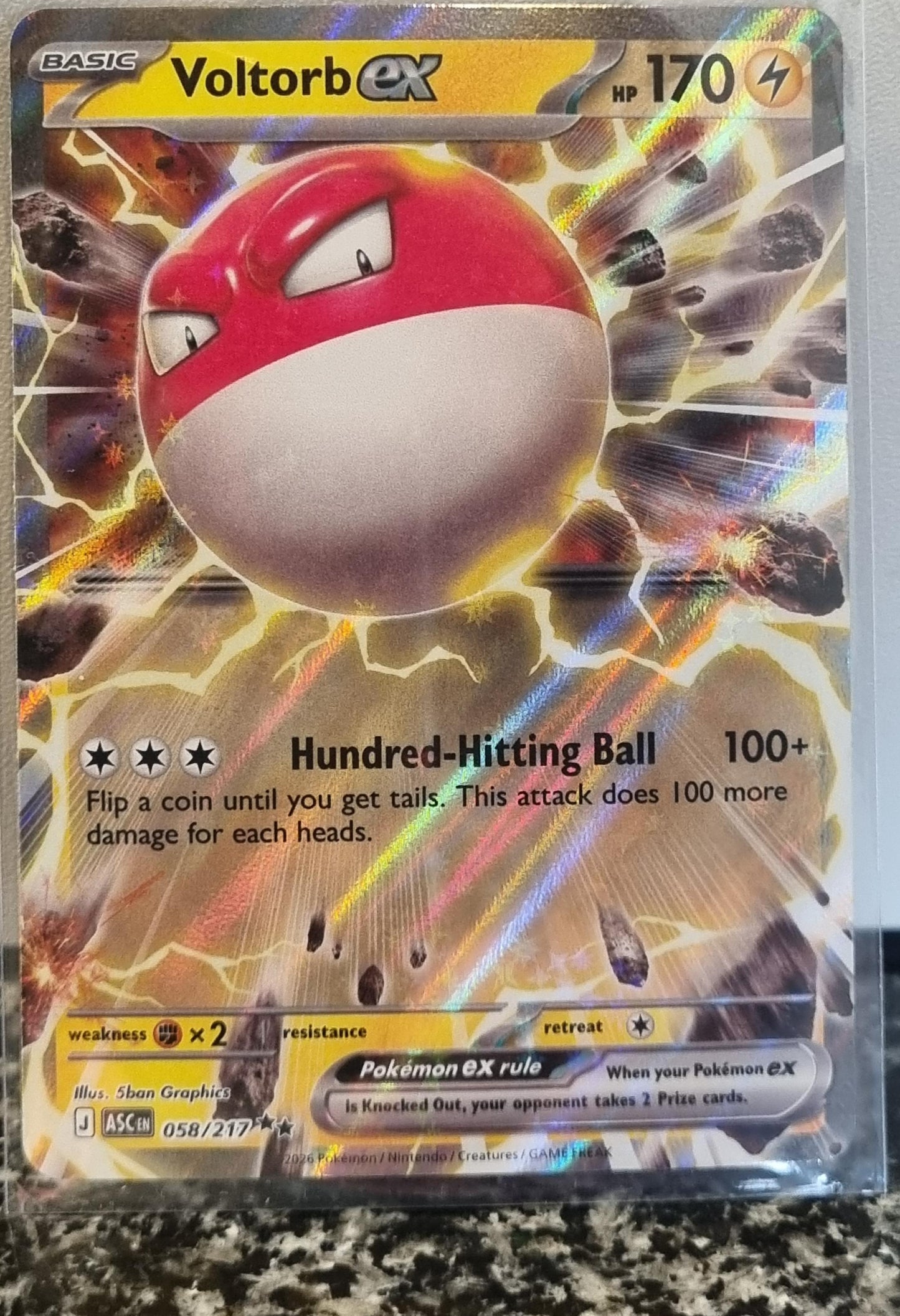 Voltorb ex - Ascended Heroes (Double Rare) [ASC-058]