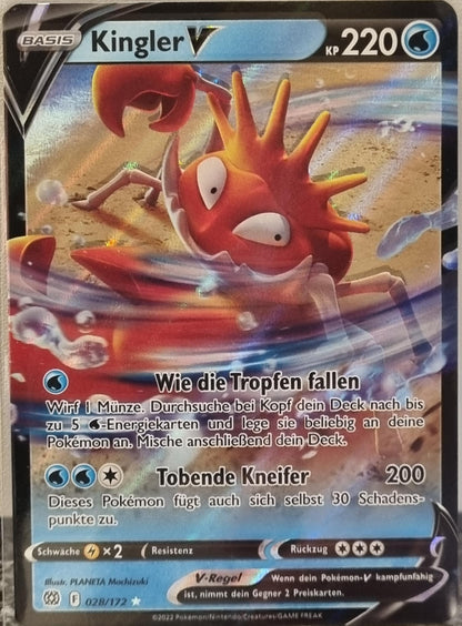 Kingler V - Brilliant Stars (Ultra Rare) [BRS-028]