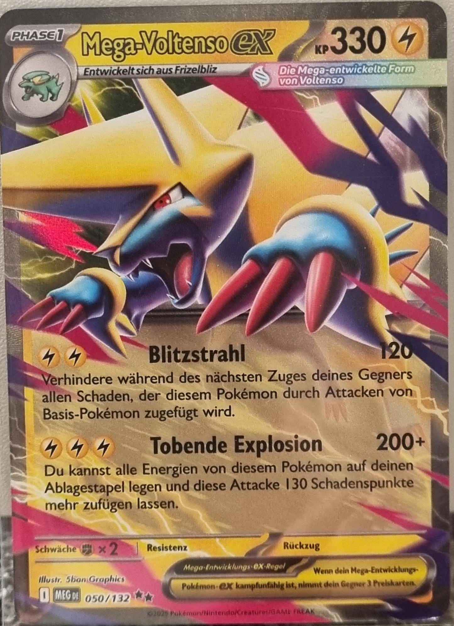 Mega Manectric ex - Mega Evolution (Double Rare) [MEG-050]