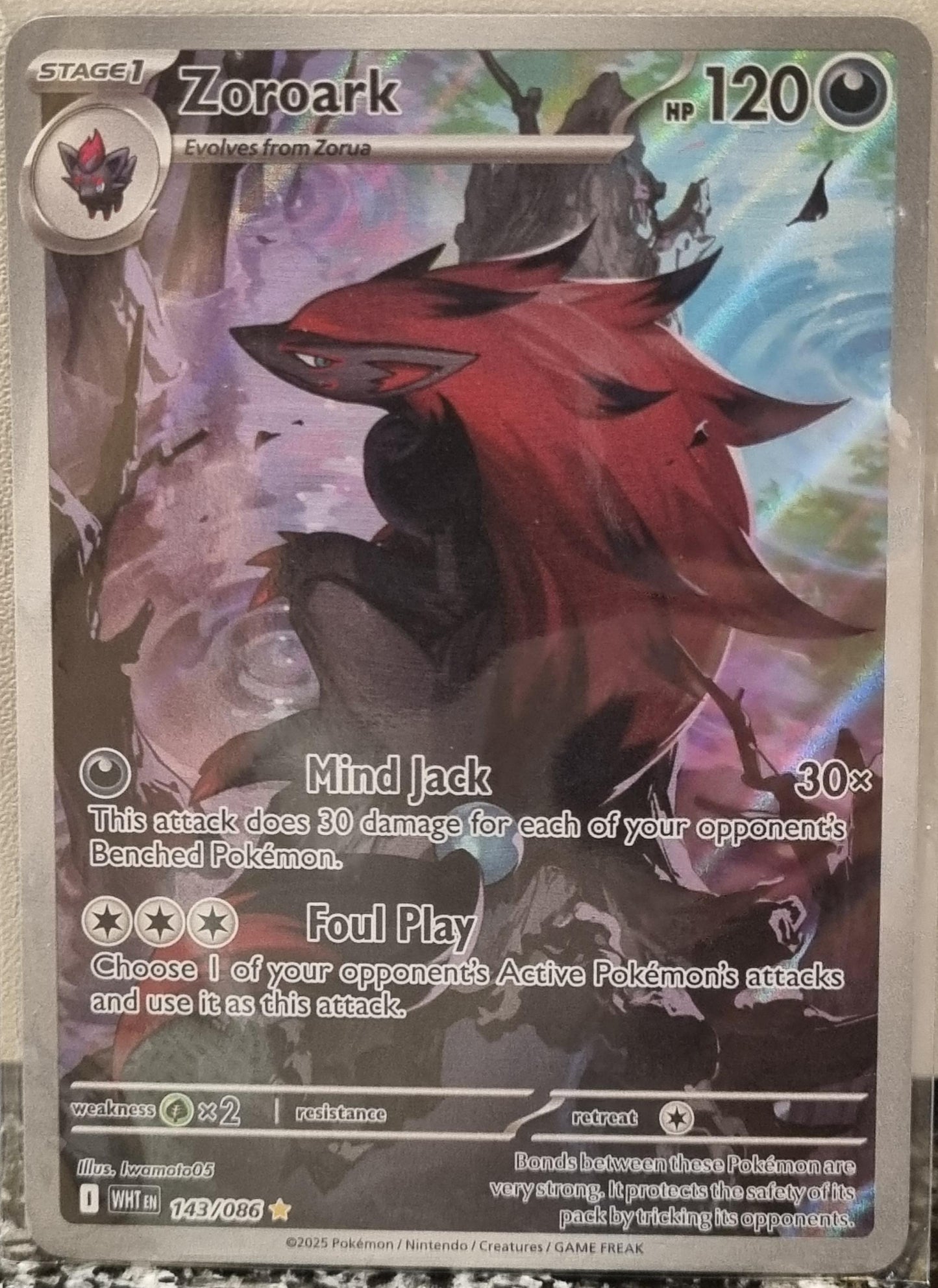 Zoroark - White Flare (Illustration Rare) [WHT-143]