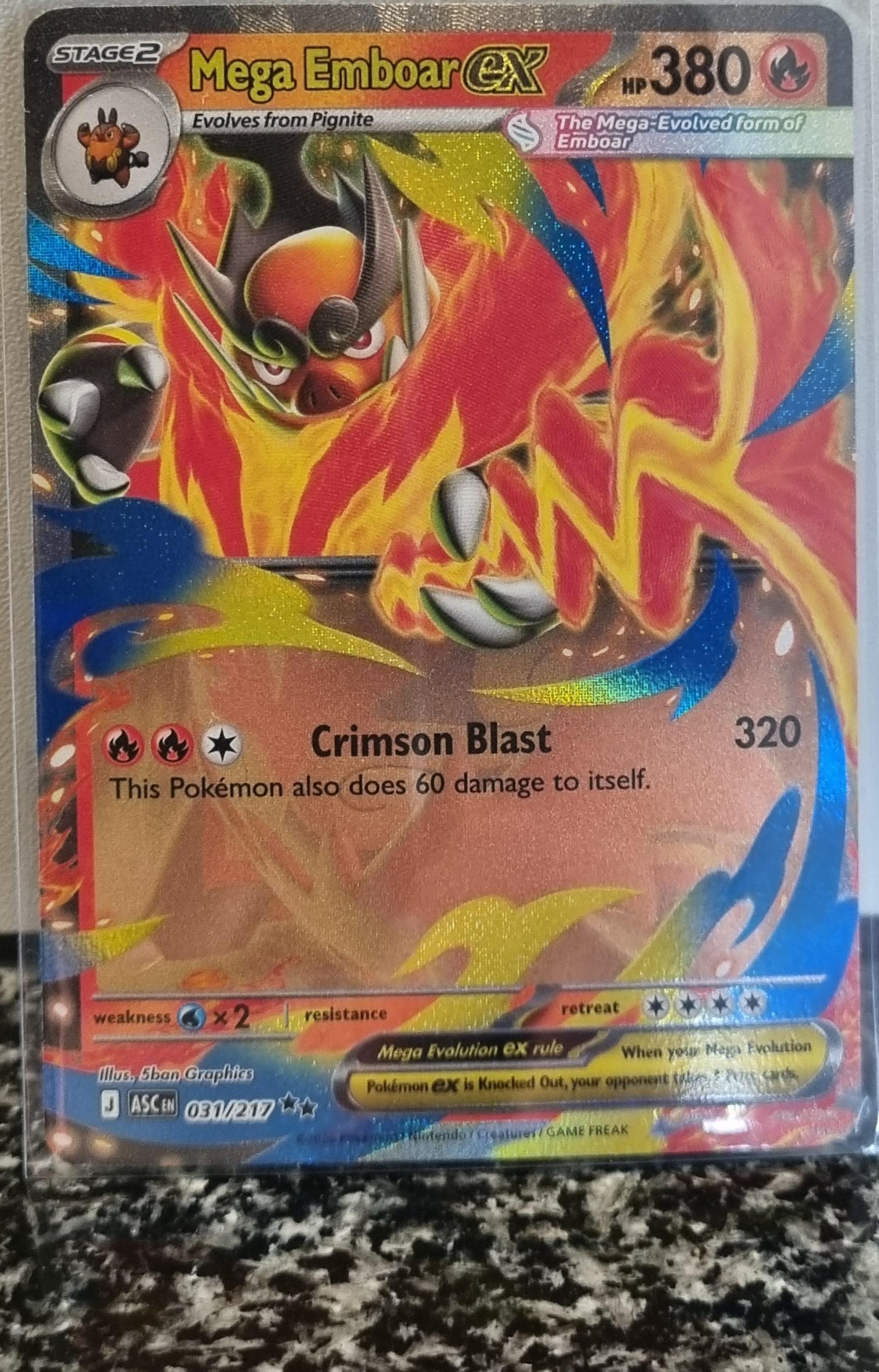 Mega Emboar ex - Ascended Heroes (Double Rare) [ASC-031]