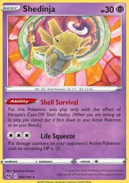 Shedinja - Vivid Voltage (Rare) [VIV-66]
