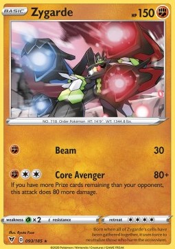 Zygarde - Vivid Voltage (Holo Rare) [VIV-93]