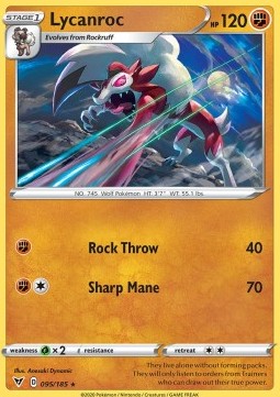 Lycanroc - Vivid Voltage (Rare) [VIV-95]