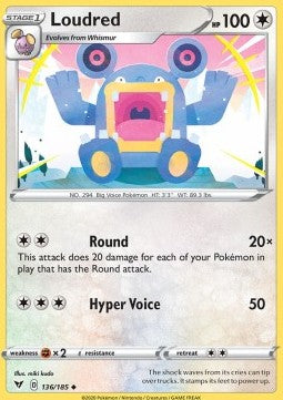 Loudred - Vivid Voltage (Uncommon) [VIV-136]