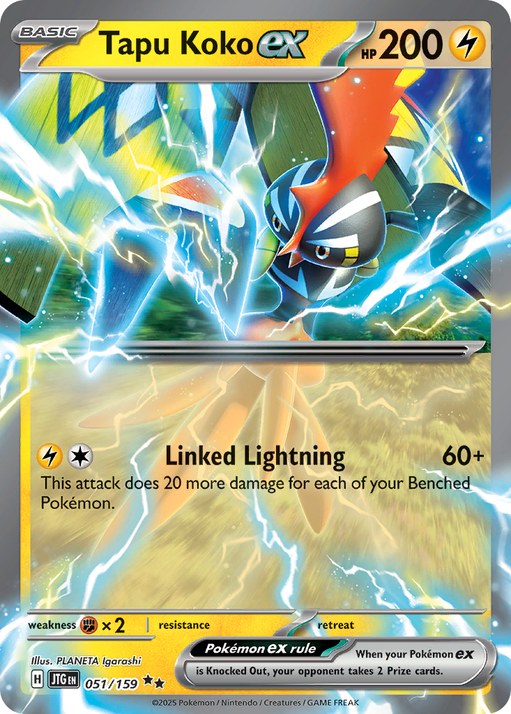 Tapu Koko ex - Journey Together (Double Rare) [JTG-051]