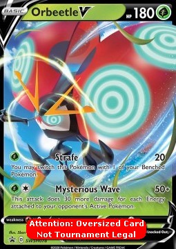 Orbeetle V - SWSH Black Star Promos (Oversized) [SWSH-078]