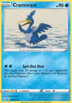 Cramorant - Shining Fates (Uncommon) [SHF-28]