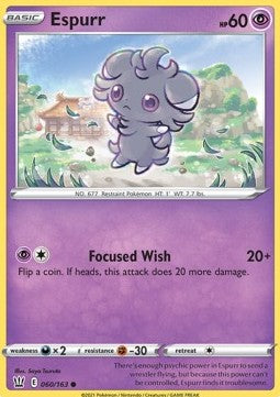 Espurr - Battle Styles (Common) [BST-60]