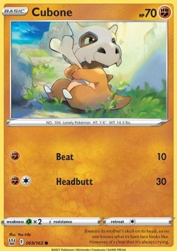 Cubone - Battle Styles (Common) [BST-69]