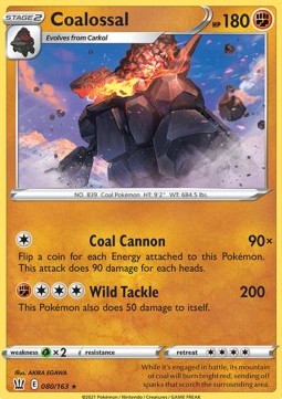 Coalossal - Battle Styles (Holo Rare) [BST-80]