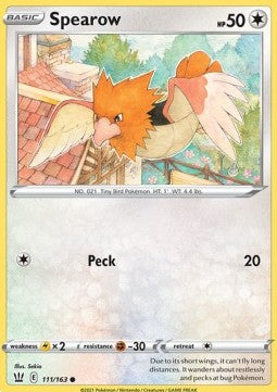 Spearow - Battle Styles (Common) [BST-111]