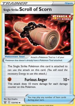 Single Strike Scroll of Scorn - Battle Styles (Uncommon) [BST-133]