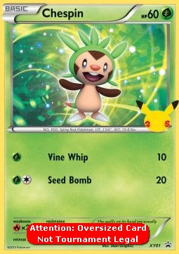 Chespin - XY Black Star Promos (Oversized) [XYPR-01]
