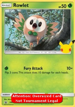 Rowlet - SM Black Star Promos (Oversized) [SM-01]