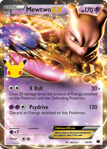 Mewtwo EX - Celebrations (Ultra Rare) [CEL-NXD 54]