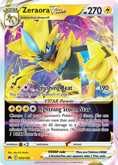 Zeraora VSTAR - Crown Zenith (Ultra Rare) [CRZ-055]