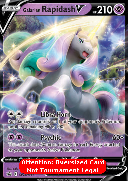 Galarian Rapidash V - SWSH Black Star Promos (Oversized) [SWSH-111]