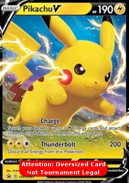 Pikachu V - SWSH Black Star Promos (Oversized) [SWSH-061]