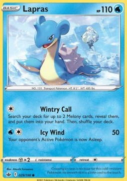 Lapras - Chilling Reign (Common) [CRE-029]