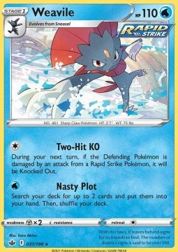 Weavile - Chilling Reign (Holo Rare) [CRE-031]