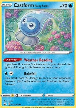 Castform Rainy Form - Chilling Reign (Common) [CRE-033]