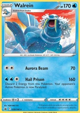 Walrein - Chilling Reign (Rare) [CRE-039]