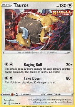 Tauros - Chilling Reign (Holo Rare) [CRE-115]