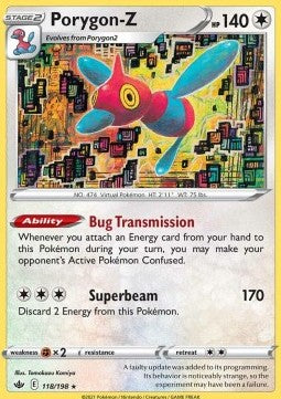 Porygon-Z - Chilling Reign (Holo Rare) [CRE-118]