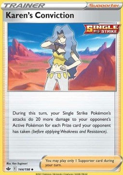 Karen's Conviction - Chilling Reign (Uncommon) [CRE-144]