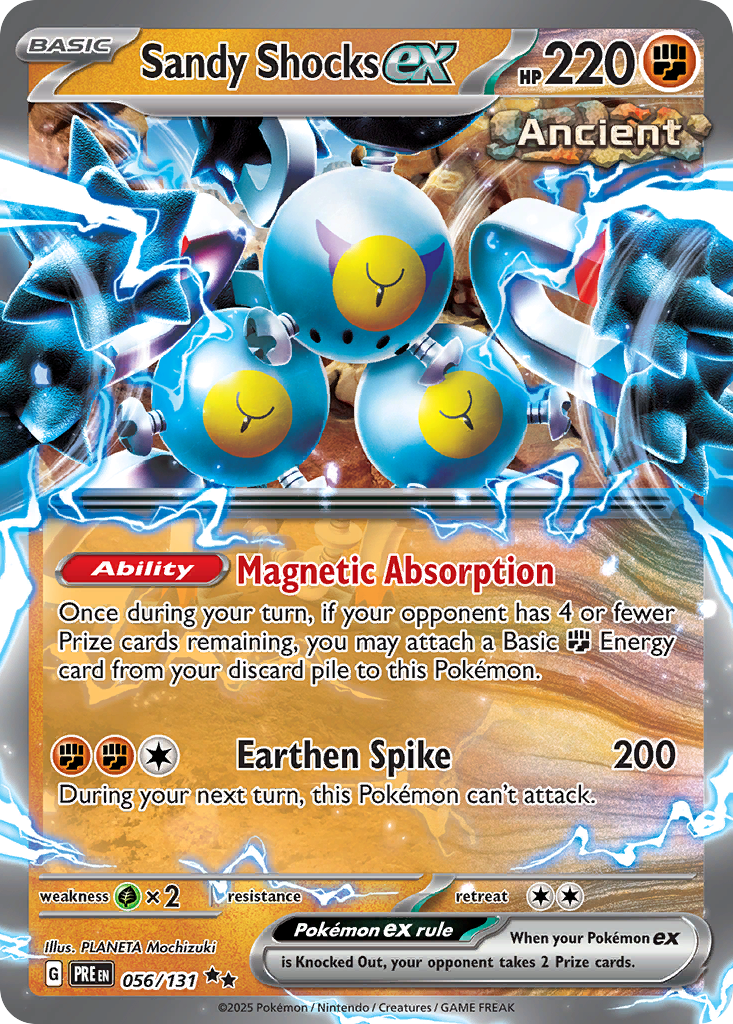 Sandy Shocks ex - Prismatic Evolutions (Double Rare) [PRE-056]