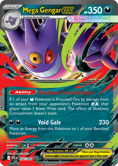 Mega Gengar ex - Phantasmal Flames (Double Rare) [PFL-056]