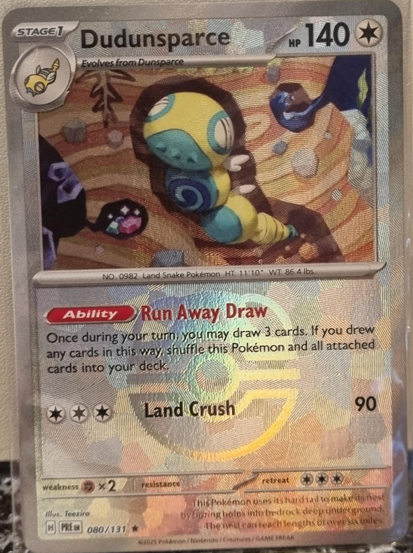 Dudunsparce - Prismatic Evolutions: Additionals (Rare) [xPRE-080]