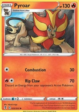 Pyroar - Evolving Skies (Uncommon) [EVS-023]