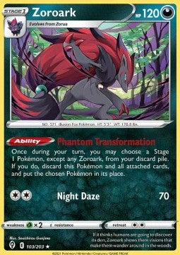 Zoroark - Evolving Skies (Holo Rare) [EVS-103]