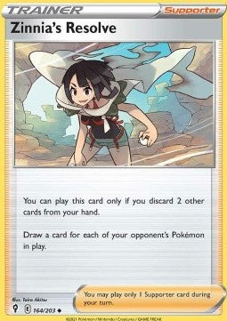 Zinnia's Resolve - Evolving Skies (Uncommon) [EVS-164]