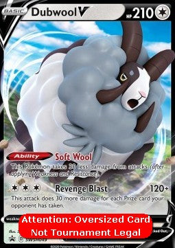 Dubwool V - SWSH Black Star Promos (Oversized) [SWSH-049]