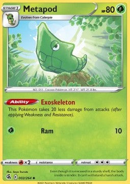 Metapod - Fusion Strike (Uncommon) [FST-002]